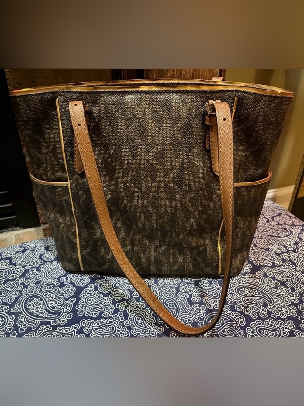 🤎 Michael Kors Jet Set Signature Tote Bag 🤎 - Picture 3 of 7